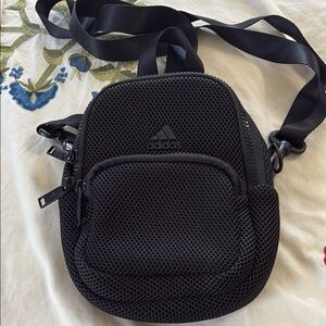 Adidas Black Mesh Belt Bag